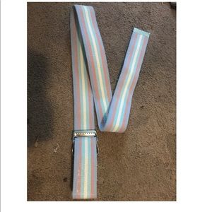 Pink, blue, and white belt 🦋